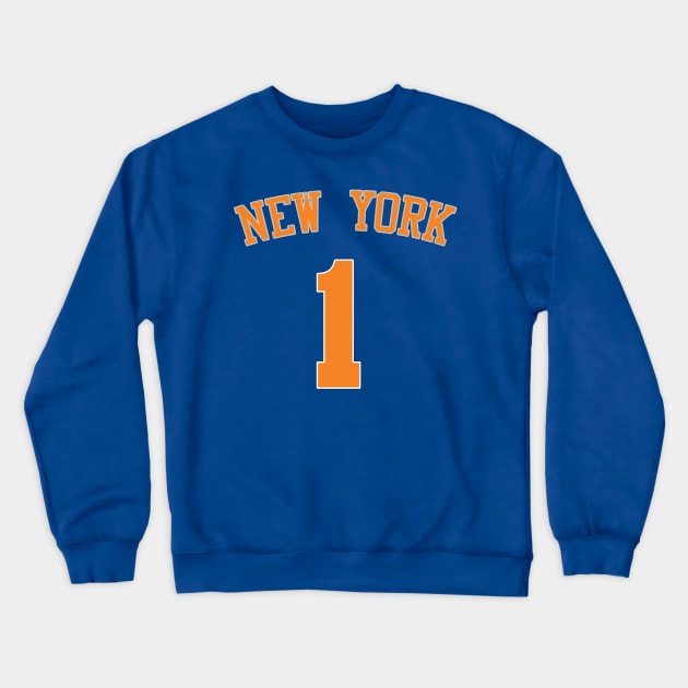 Obi Toppin New York Knicks Crewneck Sweatshirt by IronLung Designs